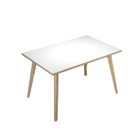 ARTEXPORT Scrivania 120x80xH74,4cm Rovere/Bianco Woody