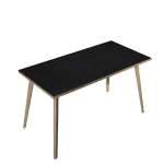 ARTEXPORT Scrivania 120x80xH74,4cm Rovere/Nero venato Woody