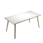 ARTEXPORT Scrivania 160x80xH74,4cm Rovere/Bianco Woody