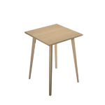 ARTEXPORT Tavolo alto 80x80xH105cm Rovere/Rovere Woody