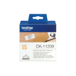 BROTHER ROTOLO 800 ETICHETTE 29X62MM NERO/BIANCO IN CARTA