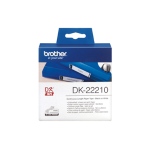 BROTHER ROTOLO ETICHETTA CONTINUA 29MMX30,48MT NERO/BIANCO