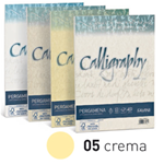 Carta CALLIGRAPHY PERGAMENA 90gr A4 50fg crema 05 FAVINI