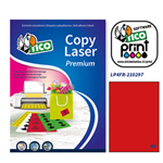 Etichetta adesiva LP4F rosso fluo 70fg A4 210x297mm (1et/fg Tico