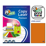 Etichetta adesiva LP4F arancio fluo 70fg A4 210x297mm (1et/fg Tico