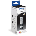 EPSON CARTUCCIA INCHIOSTRO 104, FLACONE NERO DA 65 ml