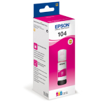 EPSON CARTUCCIA INCHIOSTRO 104, FLACONE MAGENTA DA 65ML