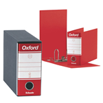 Registratore OXFORD G81 rosso dorso 8cm f.to memorandum ESSELTE