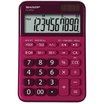 SHARP Calcolatrice da tavolo, EL M335 10 cifre, colore rosso