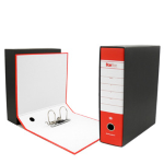 Registratore STARBOX f.to commerciale dorso 8cm rosso STARLINE