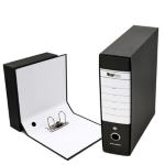 Registratore STARBOX f.to commerciale dorso 8cm nero STARLINE