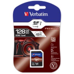 VERBATIM SECURE DIGITAL CARD PREMIUM SDXC Class 10/UHS-1 128GB