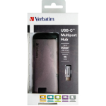 Verbatim USB-C ADAPTER USB 3.1 G1 / USB 3.0 X 3 / HDMI / SDHC / MICRO SDHC / R