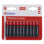 VERBATIM BLISTER 10 PILE AA ALKALINE