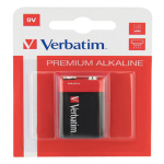 VERBATIM PILA 9V ALKALINE TORCIA