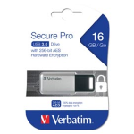 VERBATIM USB SECURE DATA PRO DRIVE 16GB (PC MAC