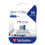 VERBATIM USB 3.0 16GB STORE 'N' STAY NANO