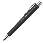 FABER-CASTELL Penna a sfera 0,7mm Poly Ball fusto nero Faber Castell