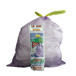 15 Sacchi viola 55x65cm 44Lt 18Âµ con maniglie Rolsac