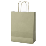 25 shoppers Twisted carta kraft 26x11x34,5cm salvia Mainetti Bags