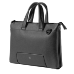 IN TEMPO Borsa c/manici espandibile Gate Trended ecopelle dim.41x30x7cm nero InTempo