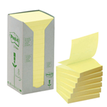 BLOCCO 100foglietti Post-it Z-Notes Green 76x76mm R330-1T GIALLO RICICL.100