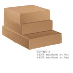 SCOTTON SCATOLA L340x P280X H90mm ONDA AVANA