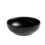 Ciotolina tonda fingerfood in melamina nera D7x3,5 cm Leone