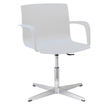 Unisit Seduta attesa Melissa MEGP bianco con braccioli inclusi