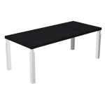 ARTEXPORT Scrivania dir. 180x90cm PRESTIGE QUADRO Nero venato/bianco