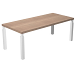 ARTEXPORT Scrivania dir. 180x90cm PRESTIGE QUADRO Ciliegio Arabis/bianco
