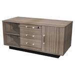 ARTEXPORT Mobile di servizio ELEGANCE 120x55x56,6Hcm Noce Toscano