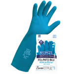 Coppia di guanti alimentari in lattice felpato tg.L MPFB411 Icoguanti