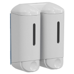 Dispenser a muro per sapone liquido 0,17lt bianco Double Shower Small MAR PLAST