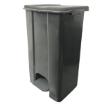 Medial International Contenitore mobile a pedale in plastica riciclata Ecoconti 80lt grigio e grigio