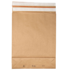 Bong Packaging 100 Sacchetti a fondo quadro E-Green carta kraft avana 40x50x10 +10 cm