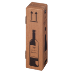Bong Packaging 20 Scatole per una bottiglia Wine Pack 10,5x10,5x42cm