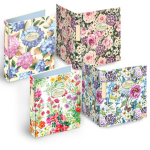 Raccoglitore a 4 anelli Pigna Nature Flowers 18,5x22cm anelli 30mm