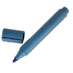 Linea Flesh Pennarello detectabile indelebile con cappuccio a punta tonda colore blu