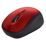 Mouse wireless silenzioso Yvi+ Rosso-Trust