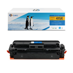 G&G Toner Compatibile GG Ciano PER HP Color LaserJet Enterprise Flow M681z/ M681dh