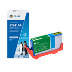 G&G Cartuccia ink compatibile GG Ciano per HP OfficeJet 8012/8014/8015/8017