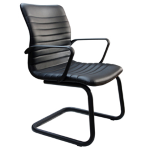 Unisit Seduta attesa Euterpe nero con braccioli inclusi