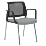 Unisit Seduta attesa Kind KI4GTBR grigio chiaro con braccioli inclusi