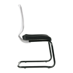 Unisit Seduta attesa Newair NWBS nero/bianco senza braccioli