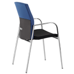 Unisit Seduta attesa Europa EU4 blu con braccioli inclusi