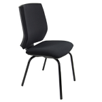 Unisit Seduta attesa Larissa LR4G nero senza braccioli