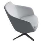 Unisit Seduta attesa Nora NRD bianco