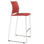 Unisit Seduta attesa Alpha APSA corallo senza braccioli