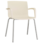 Unisit Seduta attesa Melissa MEC bianco perla con braccioli inclusi